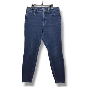 J Jill Premium Flex High Rise Legging Womens 10 Petite High Rise Jeans Dark Wash